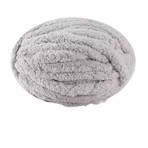 LuoShaiu Handgewebtes Garn, Anfänger-Webgarn for Schals, Kissen, Dicke Wolle(09 light gray) von LuoShaiu