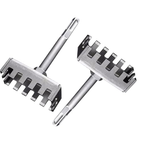 Luobannm 86 Drahtbox, Quadratischer, Runder, Gehärtet und Verschleißfest, für Klempner, Elektrischer Hammer, Locher, 2 Stück Luobannm 86 Drahtbox, Quadratischer, Runder, Gehärtet und Verschleißfest, für Klempner, Elektrischer Hammer, Locher, 2 Stück von Luobannm