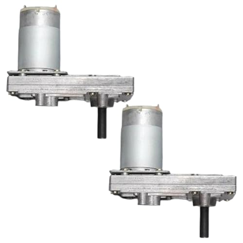 Luobannm Gleichstrommotor 555 Metallgetriebe 12 V 24 V Drehmoment Niedriges Rauschen für DIY-Projekte- 2PCS-Set Luobannm Gleichstrommotor 555 Metallgetriebe 12 V 24 V Drehmoment Niedriges Rauschen für DIY-Projekte- 2PCS-Set von Luobannm