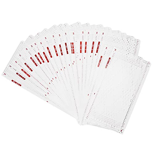 20 Muster Strickmaschinen -Punchkarte, Mustermaschinen Blumenstempelkarten, Punchkarten Praktische Weiche 2 -seitige Druckstrickmaschinen -Musterkarte mit Benutzerhandbuch 20 Muster Strickmaschinen -Punchkarte, Mustermaschinen Blumenstempelkarten, Punchkarten Praktische Weiche 2 -seitige Druckstrickmaschinen -Musterkarte mit Benutzerhandbuch von Luocute