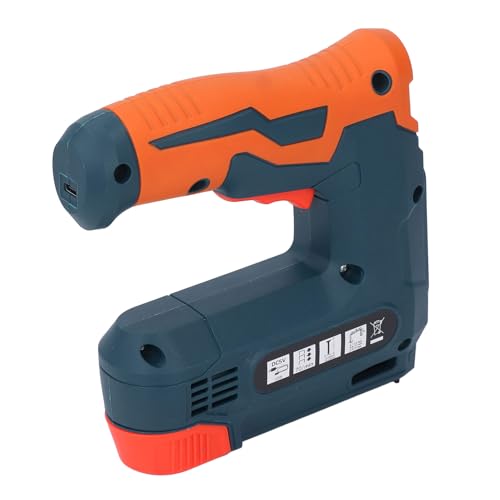 Elektrische Grundnahrungsmittel, 2 in 1 Schnurlose Staplernagelpistole mit 2000pcs Heftnägeln, 3,7 V Brad Nagel Tacker für Polsterholz Carpentry Crafts Brad Nailer Kit mit USB Elektrische Grundnahrungsmittel, 2 in 1 Schnurlose Staplernagelpistole mit 2000pcs Heftnägeln, 3,7 V Brad Nagel Tacker für Polsterholz Carpentry Crafts Brad Nailer Kit mit USB von Luocute