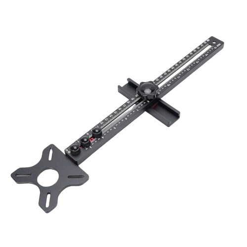 Luocute 4 in 1 Router -Fräste -Rillenhalterung, Aluminiumlegierungs -Router -Kreisschneidempfänger, Multifunktionale Guides Zum Schneiden von Kreisen, Einstellbar Luocute 4 in 1 Router -Fräste -Rillenhalterung, Aluminiumlegierungs -Router -Kreisschneidempfänger, Multifunktionale Guides Zum Schneiden von Kreisen, Einstellbar von Luocute