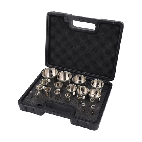 Luocute Diamonding -Loch -Sägen -Fliesen -Bohrer -Bits -Kit, Kernbohrbit -Set -Loch -Säge, Genaue Nasse und Trocken Schneidende Kernbohrmaschine Set für Keramikglas Gips Marmor von Luocute