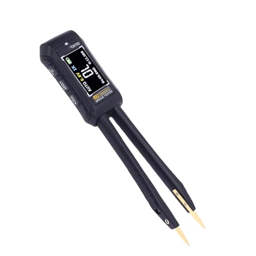Luocute Digitaler Pinzette-Tester, Auto-Messwiderstand-Kondensator-Dioden Tester mit Beutel für SMD-Induktivität Messung, Elektronische Bauteil Prüfung Luocute Digitaler Pinzette-Tester, Auto-Messwiderstand-Kondensator-Dioden Tester mit Beutel für SMD-Induktivität Messung, Elektronische Bauteil Prüfung von Luocute