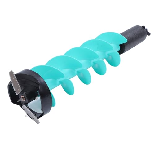 Luocute Schnurloser Nylon-Eisbohrer, EiScoscher-Bohrer MIT 2 Klingen, Elektrischen Bohrmaschine, Schwimmender Nylon-Bohrer MIT 2 Klingen und Ortungsvorhrichtung, 15, Cm Dehbarer von Luocute