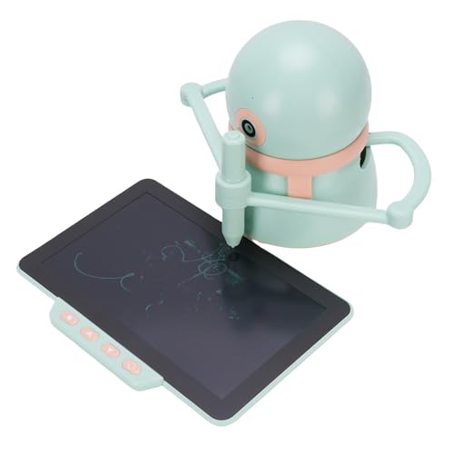 Smart Drawing Roboter, Interaktiver Bildungsmalmaschine für , Zeichnen von Roboter Montessori Lernroboter mit Sprachinteraktion und 4 Word -Karten und Zeichenbrett von Luocute