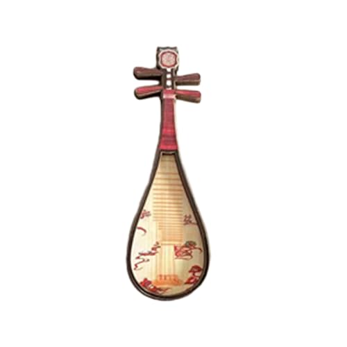 Luojuny Kompakter Magnet mit ethnischem Musikinstrumenten-Design, chinesischer Stil, Kühlschrank, leicht, leicht zu verstauen, Elegantes Kühlschrankdekor für Zuhause B von Luojuny