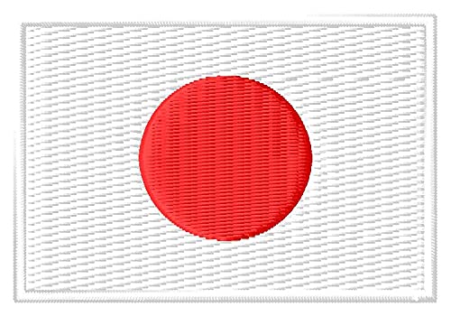 Flagge Japan Patch Aufnäher Parche Bordado Brodé Patch écusson Toppa Ricamata von Lupsty