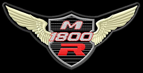 Masterpatch Suz Intruder M1800R Wings Shield Patch für Suzuki Intruder Bikers M 1800 R Motorrad Motorrad Aufnäher Parche Bordado Brodé Patch écusson Toppa Ricamata von Lupsty