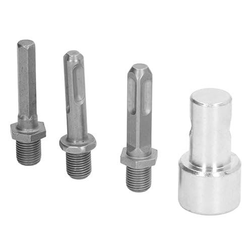 Luqeeg -Auger -Chuck -Adapter - Runde Schaft auf 1/2 -Zoll -Gewinde -Bohrer, 3 Austauschbare Bits, Garten -Bohranschluss des Kohlenstoffstahls für Effiziente Luqeeg -Auger -Chuck -Adapter - Runde Schaft auf 1/2 -Zoll -Gewinde -Bohrer, 3 Austauschbare Bits, Garten -Bohranschluss des Kohlenstoffstahls für Effiziente von Luqeeg