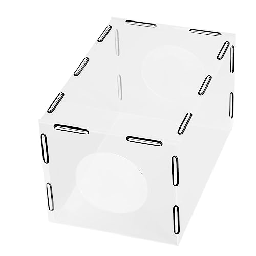 Staubbox für Tischpolierer, Hochtransparentes Acryl mit 2 Löchern, Feste Gummibandabdeckung, Handpolier-Staubbox, Geeignet Zum Polieren, Schleifen, Staubbox für Tischpolierer, Hochtransparentes Acryl mit 2 Löchern, Feste Gummibandabdeckung, Handpolier-Staubbox, Geeignet Zum Polieren, Schleifen, von Luqeeg