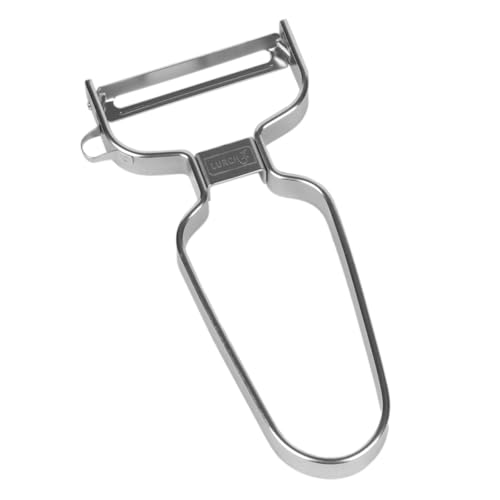 Lurch Sparschäler Universal Edelstahl – Edelstahlklinge mit japanischer Technologie, beweglicher Klingenkopf für müheloses Schälen, ergonomischer Griff für sicheren Halt, ideal für Obst & Gemüse Lurch Sparschäler Universal Edelstahl – Edelstahlklinge mit japanischer Technologie, beweglicher Klingenkopf für müheloses Schälen, ergonomischer Griff für sicheren Halt, ideal für Obst & Gemüse von Lurch