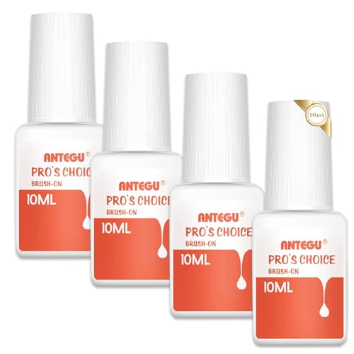 4 * 4ml Nail Glue,Extra starker Kleber für künstliche Nägel,Einfach Aufzutragen auf Nägeln 4 * 4ml Nail Glue,Extra starker Kleber für künstliche Nägel,Einfach Aufzutragen auf Nägeln von LureLuxe