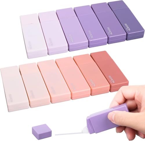 Lureshine 12 Stück Buntes Correction Tape mit Farbverlauf von Lureshine
