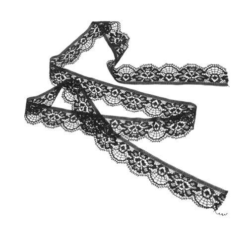 1 Rolle Anpassungsfähiger Spitzenbesatz für Diy Projekte Romantischer Lolita Stil Hautfreundliches Nylonmaterial für Näh und Bastelarbeiten von Lurrose
