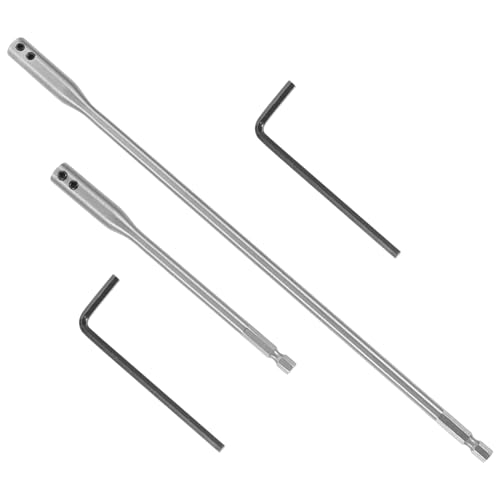 1 Satz Bohrer Verlängerungsstange mit Wrench Set Metall Bohrer Verlängerung für Präzises Bohren Robust und Leicht für Verschiedene Anwendungen von Lurrose
