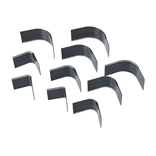 10Stücke Teiliges Eckenschneider für Handgefertigter Stanzwerkzeug für Taschen Brieftaschen und Gürtel für DIY Lederarbeiten und Endverarbeitung von Lurrose