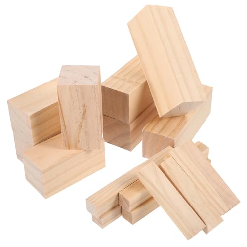 16Stücke Holzblöcke Unbehandelt für Schnitzprojekte DIY Holzschnitzset für Anfänger Hölzerne Handwerksplanke Gestalten 16Stücke Holzblöcke Unbehandelt für Schnitzprojekte DIY Holzschnitzset für Anfänger Hölzerne Handwerksplanke Gestalten von Lurrose