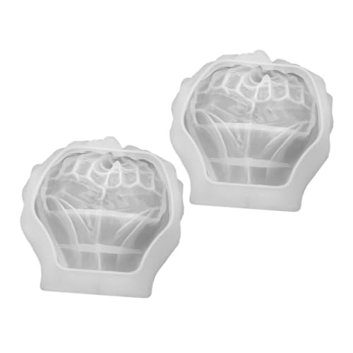 2 Stück Handförmige Tray Form für Epoxidharz Projekte Wiederverwendbare Silikonmould für Schmuckablage und Diy Bastelarbeiten von Lurrose