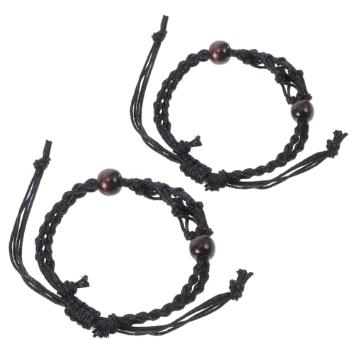 2 Stück Verstellbare Geflochtene Kristallhalter für Armbänder Handgewebte Leere Steinhalter für Diy Schmuckherstellung Eleganter Schmuckständer 2 Stück Verstellbare Geflochtene Kristallhalter für Armbänder Handgewebte Leere Steinhalter für Diy Schmuckherstellung Eleganter Schmuckständer von Lurrose