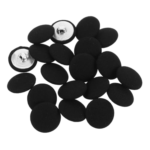 20 Stück Metallpilzschnalle Schnalle aus Metall stoffbezogene Knöpfe Stoffknöpfe Metallpilzknopf handgefertigte Markierungsschnalle Kleiderknöpfe Kleiderlegierungknopf Schwarz 20 Stück Metallpilzschnalle Schnalle aus Metall stoffbezogene Knöpfe Stoffknöpfe Metallpilzknopf handgefertigte Markierungsschnalle Kleiderknöpfe Kleiderlegierungknopf Schwarz von Lurrose