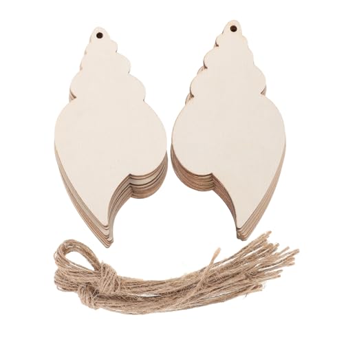 20 Stück Teiliges Unbemalte Holzmuschel Ausschnitte Dekoration für Strand Themen zum Bemalen und Basteln Leicht und Platzsparend für Diy Projekte 20 Stück Teiliges Unbemalte Holzmuschel Ausschnitte Dekoration für Strand Themen zum Bemalen und Basteln Leicht und Platzsparend für Diy Projekte von Lurrose