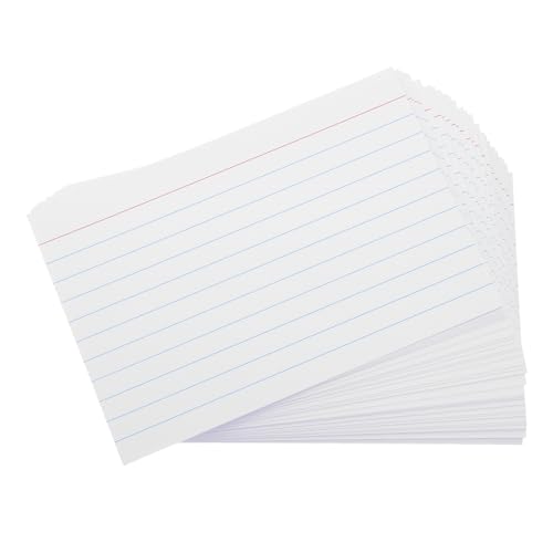 200 Stück Horizontale Linienschreibkarten für Schule Büro und Zuhause für Notizen Flashcards Prüfungen und Präsentationen pro Packung von Lurrose