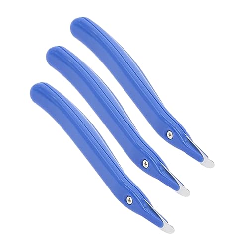 3 Stück Handheld Heftklammern Entferner Ergonomisches Design Leicht und Tragbar Schnelles Entfernen von Heftklammern ohne Beschädigung für Büro und Zuhause von Lurrose