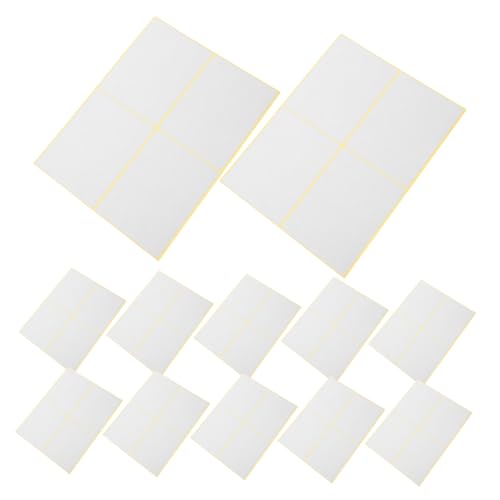 30 Blatt Etiketten Für Aktenordner: Blanko-aufkleber, Beschreibbare, Selbstklebende Etiketten Für Gläser, Schachteln, Umschläge, Schule, Büro, Küche Und Versand, 4 Pro Blatt 30 Blatt Etiketten Für Aktenordner: Blanko-aufkleber, Beschreibbare, Selbstklebende Etiketten Für Gläser, Schachteln, Umschläge, Schule, Büro, Küche Und Versand, 4 Pro Blatt von Lurrose