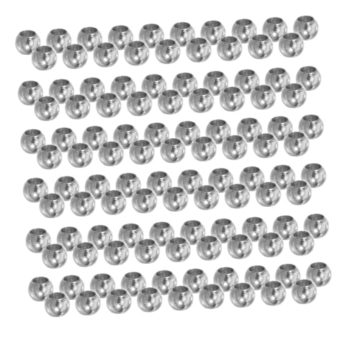 300 Stück Spacer Beads Runde Glatte Perlen für Diy Armbänder und Schmuckherstellung Hochwertige Bastelzubehörteile für Projekte von Lurrose