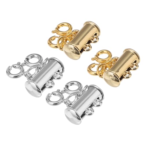 4 Stück Magnetverschluss für Mehrlagige Verbindungselemente Kupfer für Diy Schmuck Erhältlich und Reihen für Herren 4 Stück Magnetverschluss für Mehrlagige Verbindungselemente Kupfer für Diy Schmuck Erhältlich und Reihen für Herren von Lurrose