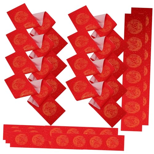 Lurrose 5er-pack Rotes Papier Frühlingsfest-couplets Reispapier Bastelpapierrollen Chinesisches Schreibpapier Neujahrs-schriftpapier Dekoratives Festival-blankopapier Lurrose 5er-pack Rotes Papier Frühlingsfest-couplets Reispapier Bastelpapierrollen Chinesisches Schreibpapier Neujahrs-schriftpapier Dekoratives Festival-blankopapier von Lurrose