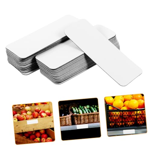 54Stücke Magnetische Whiteboard Abwischbare Wiederverwendbare Beschreibbare Labels für Büro Schule und Zuhause Praktisch Elegant für Organisation von Lurrose