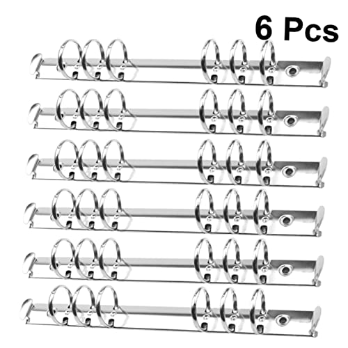6Stücke Metallringbuchbinder Aktenordner Langlebige und Rostfreie Binder Ringe für Scrapbook Alben Bürobedarf und Handwerksprojekte Silber 6Stücke Metallringbuchbinder Aktenordner Langlebige und Rostfreie Binder Ringe für Scrapbook Alben Bürobedarf und Handwerksprojekte Silber von Lurrose