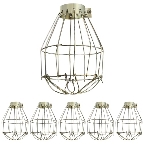 6st Lichtkäfig Im Vintage-stil Lichtkäfig Für Leuchten Abdeckung Der Leuchte Glühbirnenkäfig Alte Lampe Lampenschutzkäfig Aus Metall Für Wire Light Cage Drahtkäfig Hängend 6st Lichtkäfig Im Vintage-stil Lichtkäfig Für Leuchten Abdeckung Der Leuchte Glühbirnenkäfig Alte Lampe Lampenschutzkäfig Aus Metall Für Wire Light Cage Drahtkäfig Hängend von Lurrose