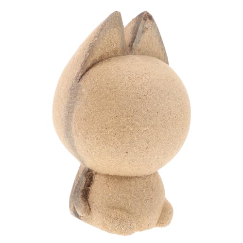 DIY Malerei Tier Ornament Holzkatze zum Basteln Unvollendetes Design für Home Office und Geschenkideen für Katzenliebhaber von Lurrose