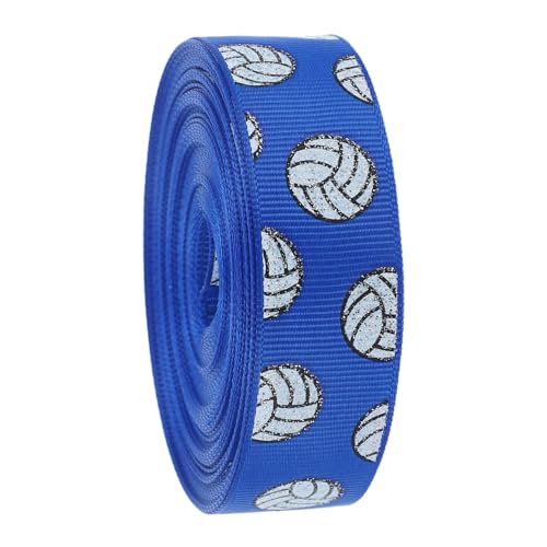 Glitzerndes Volleyball Haarband Band für DIY Dekorationen für Volleyball Team Events und Cheerleader Aktivitäten von Lurrose