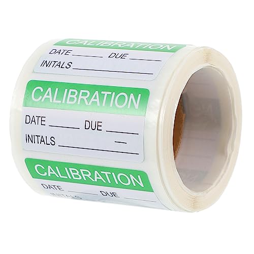 Lurrose 1 Aufkleber Ausrüstungsetiketten aus grünem Papier Namensschilder Klebeband Feuerlöscher grünes Kalibrieretikett erfindungen pallet stickern Kalibrierungsetikett Gütesiegel Green von Lurrose