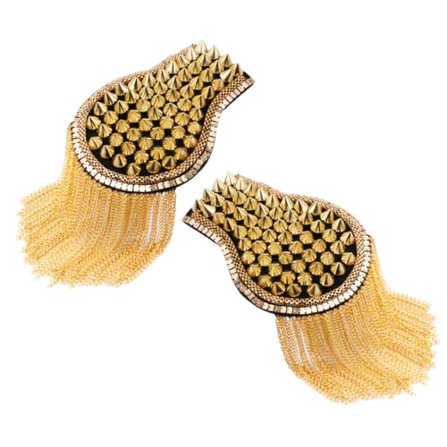 Lurrose 1 Paar Quaste Epauletten Verkürzer Schulter Epauletten Abzeichen Epauletten Gold Strass Applikation Quaste Kette Brosche Fransen Schulter Epaulette Schulter Quaste Kette Kostüm Lurrose 1 Paar Quaste Epauletten Verkürzer Schulter Epauletten Abzeichen Epauletten Gold Strass Applikation Quaste Kette Brosche Fransen Schulter Epaulette Schulter Quaste Kette Kostüm von Lurrose