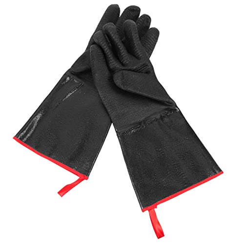 Lurrose 1 Paar Wärmeresistenthandschuhe Handschuhe hitzebeständig schnittfeste Arbeitshandschuhe UV-Schutzhandschuhe feuerfeste Handschuhe Feuerhandschuhe inneres Baumwollgarn Schwarz Lurrose 1 Paar Wärmeresistenthandschuhe Handschuhe hitzebeständig schnittfeste Arbeitshandschuhe UV-Schutzhandschuhe feuerfeste Handschuhe Feuerhandschuhe inneres Baumwollgarn Schwarz von Lurrose