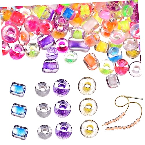 Lurrose 1 Packung Farbwechselnde Leuchtperlen mit Bunten Perlen für Diy Armbänder und Bastelprojekte für Erwachsene Lurrose 1 Packung Farbwechselnde Leuchtperlen mit Bunten Perlen für Diy Armbänder und Bastelprojekte für Erwachsene von Lurrose
