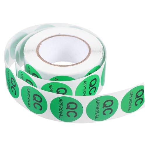 Lurrose 1 Rolle Aufkleber Mit Qualitätsprüfetikett Klebstoff -testetikett Status Getestete Etiketten Qualitätsprüfaufkleber Qc-aufkleber Qc -abziehbilder Aufkleber Aus Kupferpapier Green Lurrose 1 Rolle Aufkleber Mit Qualitätsprüfetikett Klebstoff -testetikett Status Getestete Etiketten Qualitätsprüfaufkleber Qc-aufkleber Qc -abziehbilder Aufkleber Aus Kupferpapier Green von Lurrose
