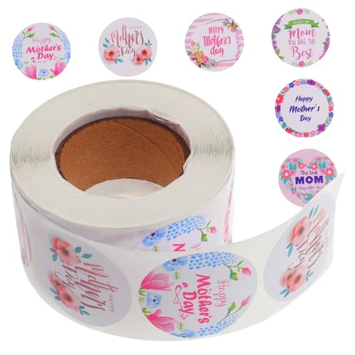 Lurrose 1 Rolle Aufkleber zum Muttertag Happy Mothers Day Schild Dekoration Stichworte Etiketten Mütter muttertagsgeschenke muttertag Aufkleber für Geschenktüten zum Muttertag Lurrose 1 Rolle Aufkleber zum Muttertag Happy Mothers Day Schild Dekoration Stichworte Etiketten Mütter muttertagsgeschenke muttertag Aufkleber für Geschenktüten zum Muttertag von Lurrose