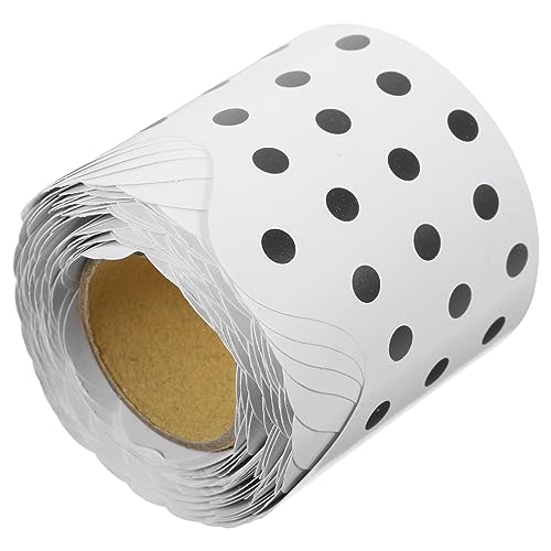Lurrose 1 Rolle DIY-Tafelaufkleber würfelunterlage einhelll scheckheft schulm Pinnwand-Grenzen Planke Whiteboard dekorativer Randaufkleber Aufkleber für Tafel beschichtetes Papier Weiß von Lurrose