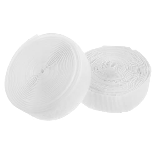 Lurrose 1 Rolle Doppelseitiges Klebeband mit Starkem Kleber für Vorhänge und Türvorhänge Selbstklebende Haltbare und Wiederverwendbare Klettstreifen für Einsatz im Home und Office Bereich von Lurrose