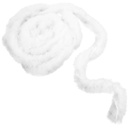 Lurrose 1 Rolle Faux Fur Trim Band für Traditionelle Chinesische Kleidung Vielseitiges Kunstpelzband für Dekoration von und Kostümen Breit Strapazierfähig und Leicht Kombinierbar von Lurrose