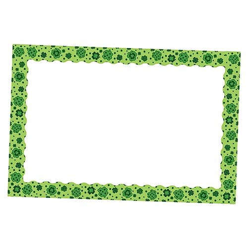 Lurrose 1 Rolle Irischer Grenzaufkleber Pinnwand Bordürendekor Randbesatz Zum St. Patricks Day Tafelränder St Patricks Day Partydeko Whiteboard-grenzen Kupferplattenaufkleber Green Lurrose 1 Rolle Irischer Grenzaufkleber Pinnwand Bordürendekor Randbesatz Zum St. Patricks Day Tafelränder St Patricks Day Partydeko Whiteboard-grenzen Kupferplattenaufkleber Green von Lurrose