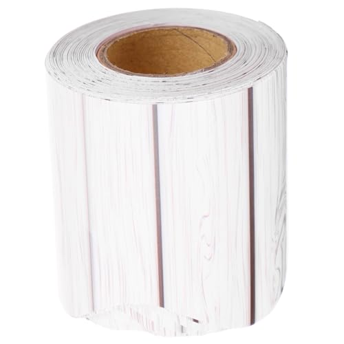 Lurrose 1 Rolle Klassenzimmer Randaufkleber Kreidetafel Randaufkleber Korktafelstreifen Für Wanddekorationen Im Klassenzimmer Rosa Rand Für Pinnwand Weißes Papier von Lurrose