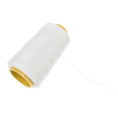 Lurrose 1 Rolle Nylonnähenfaden starker Nähfaden Nähnähfaden DIY-Quiltgarn Nähenvorräte Handnähgarn Nähmaschinenfaden handgewebter Faden Nähwerkzeuge und Zubehör Faden zum Quilten Weiß von Lurrose