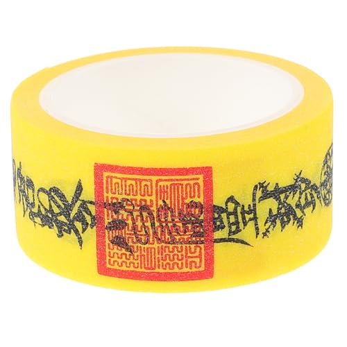 Lurrose 1 Rolle Washi Tape Fulu Muster Dekoratives Klebeband für Scrapbooking DIY Kunsthandwerk und Journaling Leicht Zuschneidbar Hinterlässt Rückstände für Kreative Projekte von Lurrose